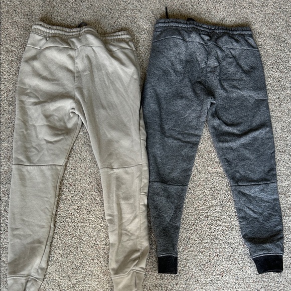 Brooklyn Cloth Mens Joggers - Cream and Gray - Picture 6 of 9